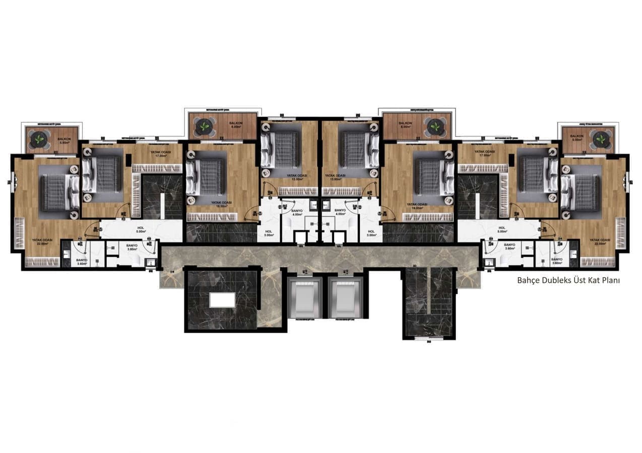 Жилой комплекс в районе Конаклы, Аланья, Турция № 2107 - фото 18