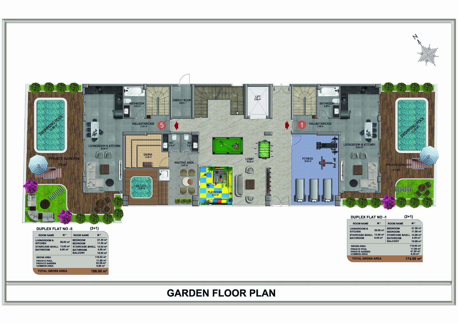 Жилой комплекс в районе Кестель, Аланья, Турция № 3017 - фото 19