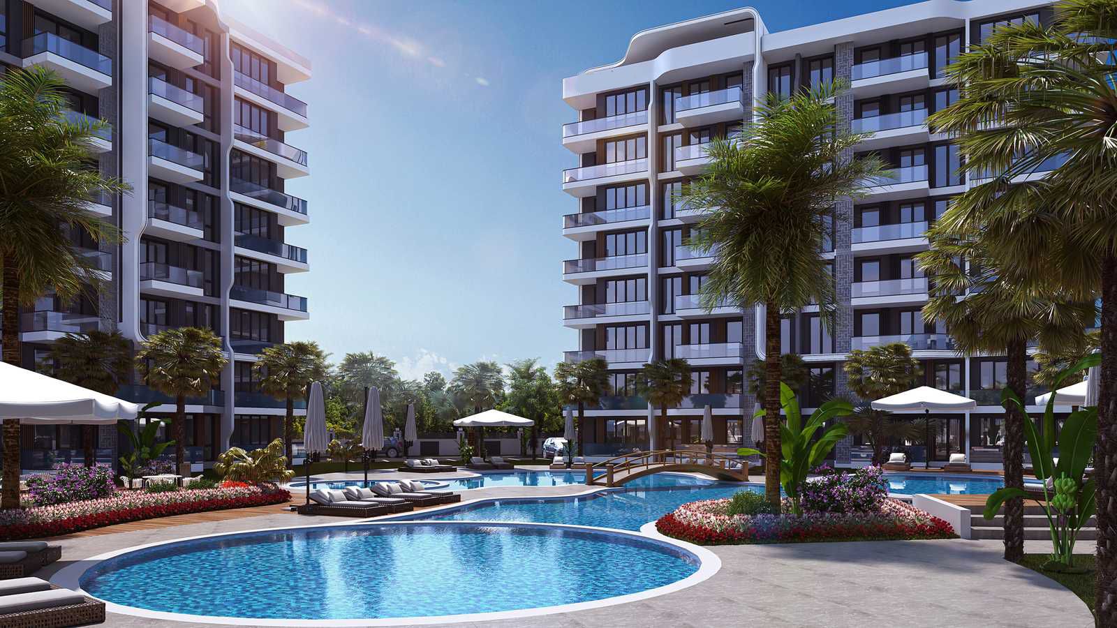 1 bedroom apartment  Mediterranean Region, Turkey