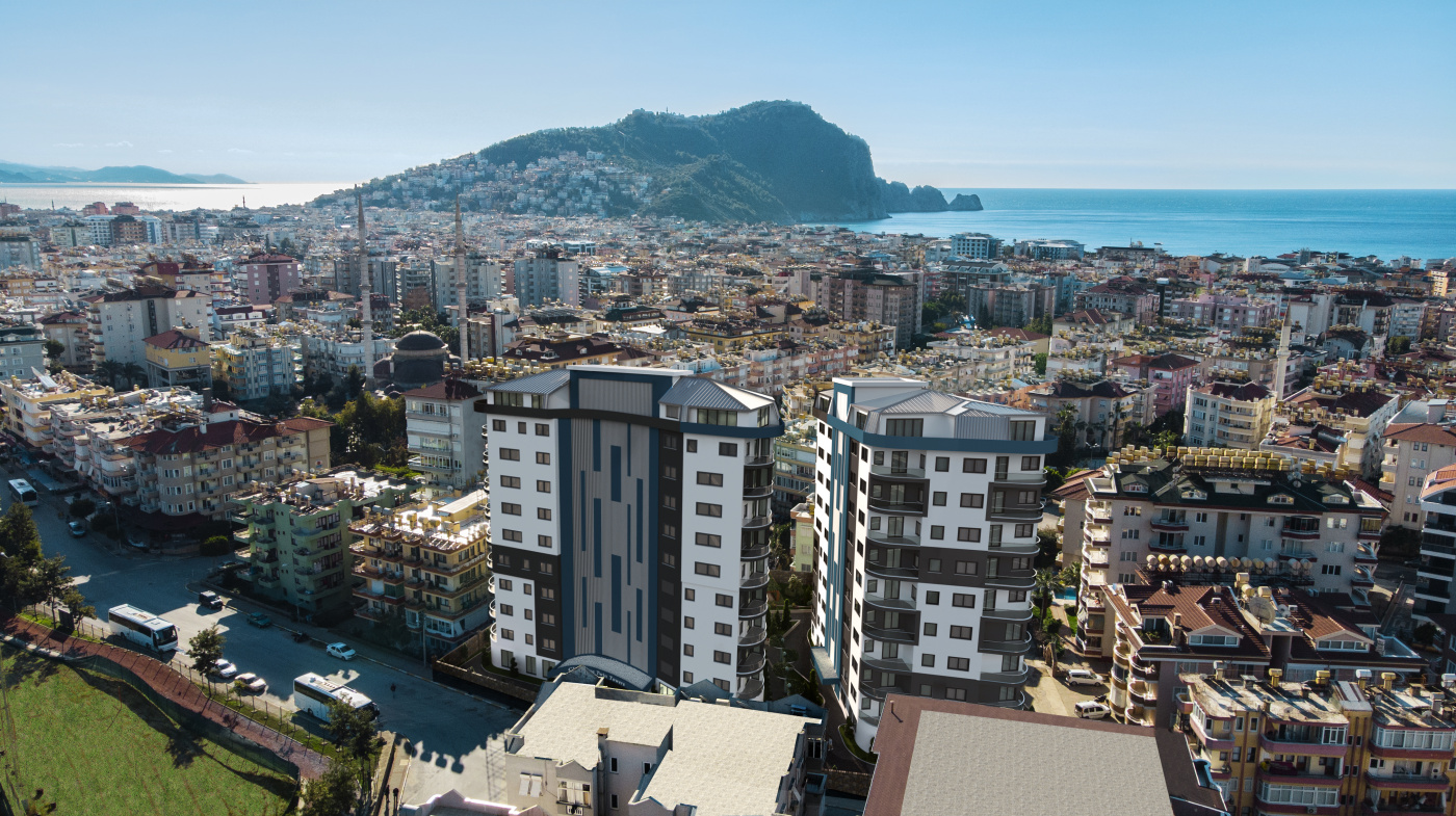 Penthouse 3 Zimmer  Alanya, Türkei