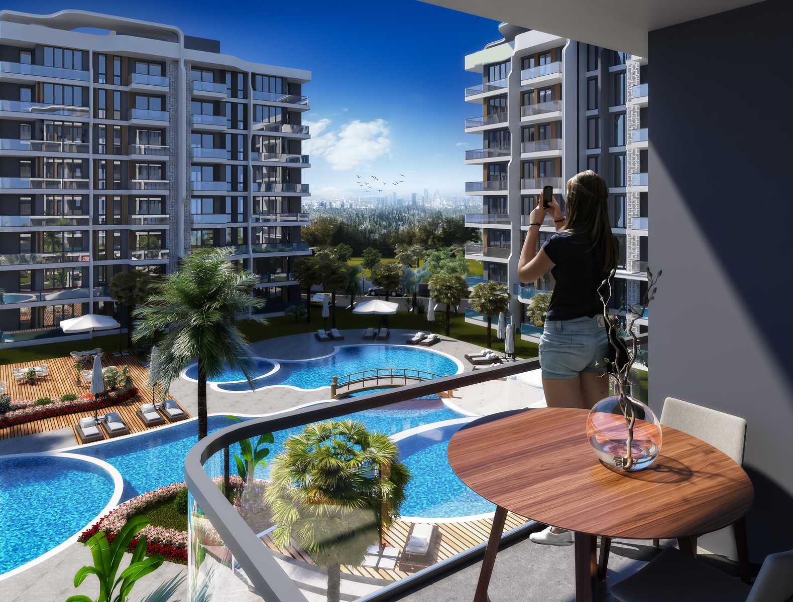 1 bedroom apartment  Mediterranean Region, Turkey