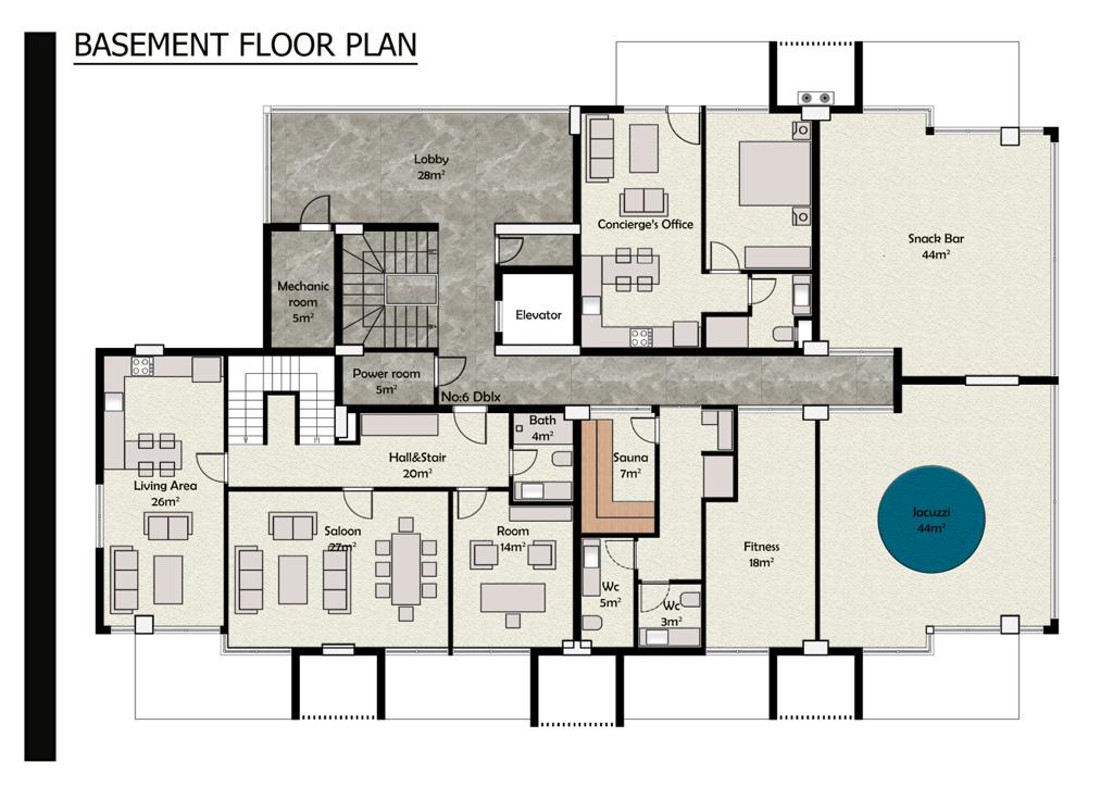 Продажа дуплекса в районе Оба, Аланья, Турция № 978 - фото 32