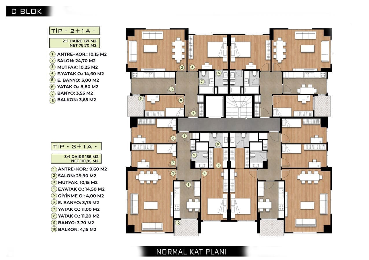 Wohnung 3 Zimmer  Marmararegion, Türkei