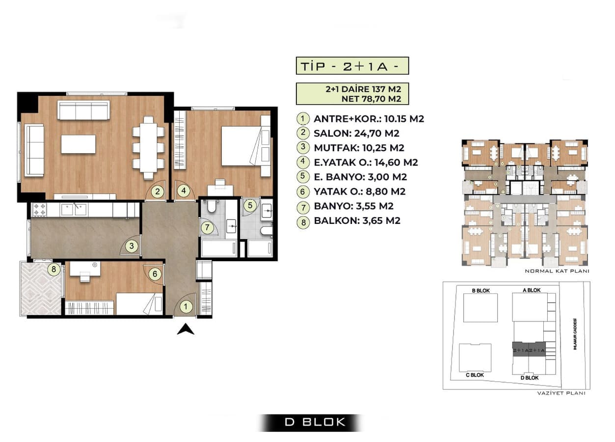 Wohnung 3 Zimmer  Marmararegion, Türkei