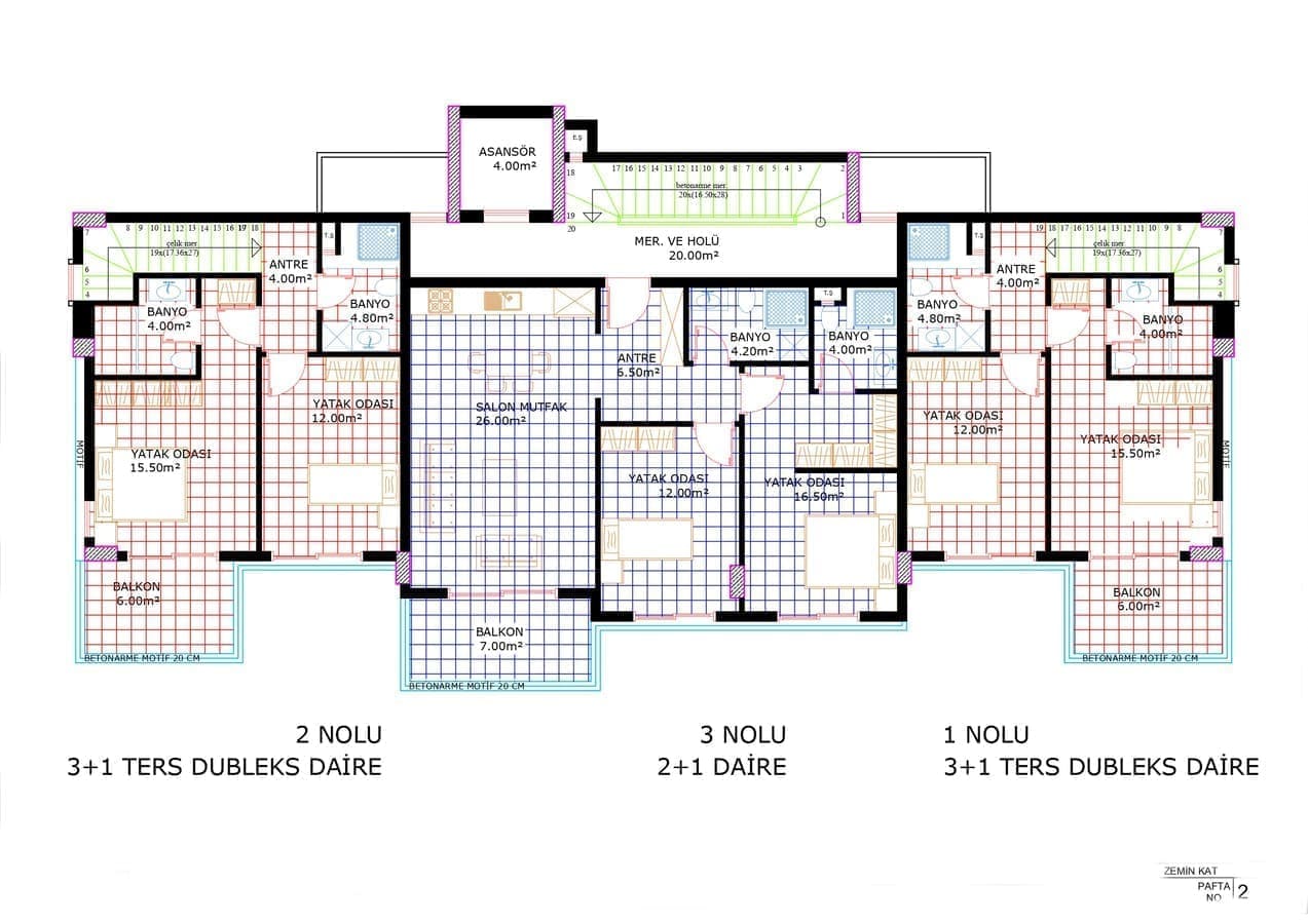 Apartamento 3 habitaciones  Alanya, Turquía