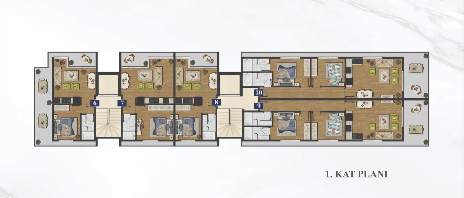 Ático 4 habitaciones  Alanya, Turquía