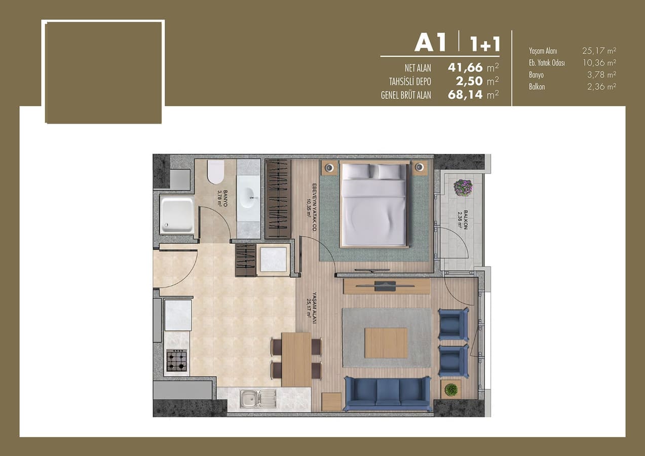 Apartamento 2 habitaciones  Marmara Region, Turquía