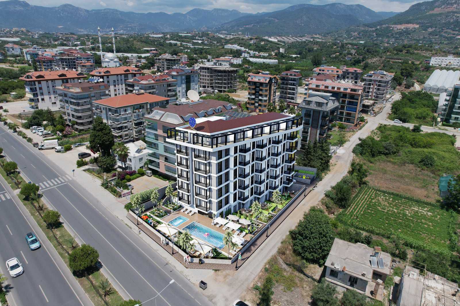 1 bedroom apartment  Kestel, Turkey