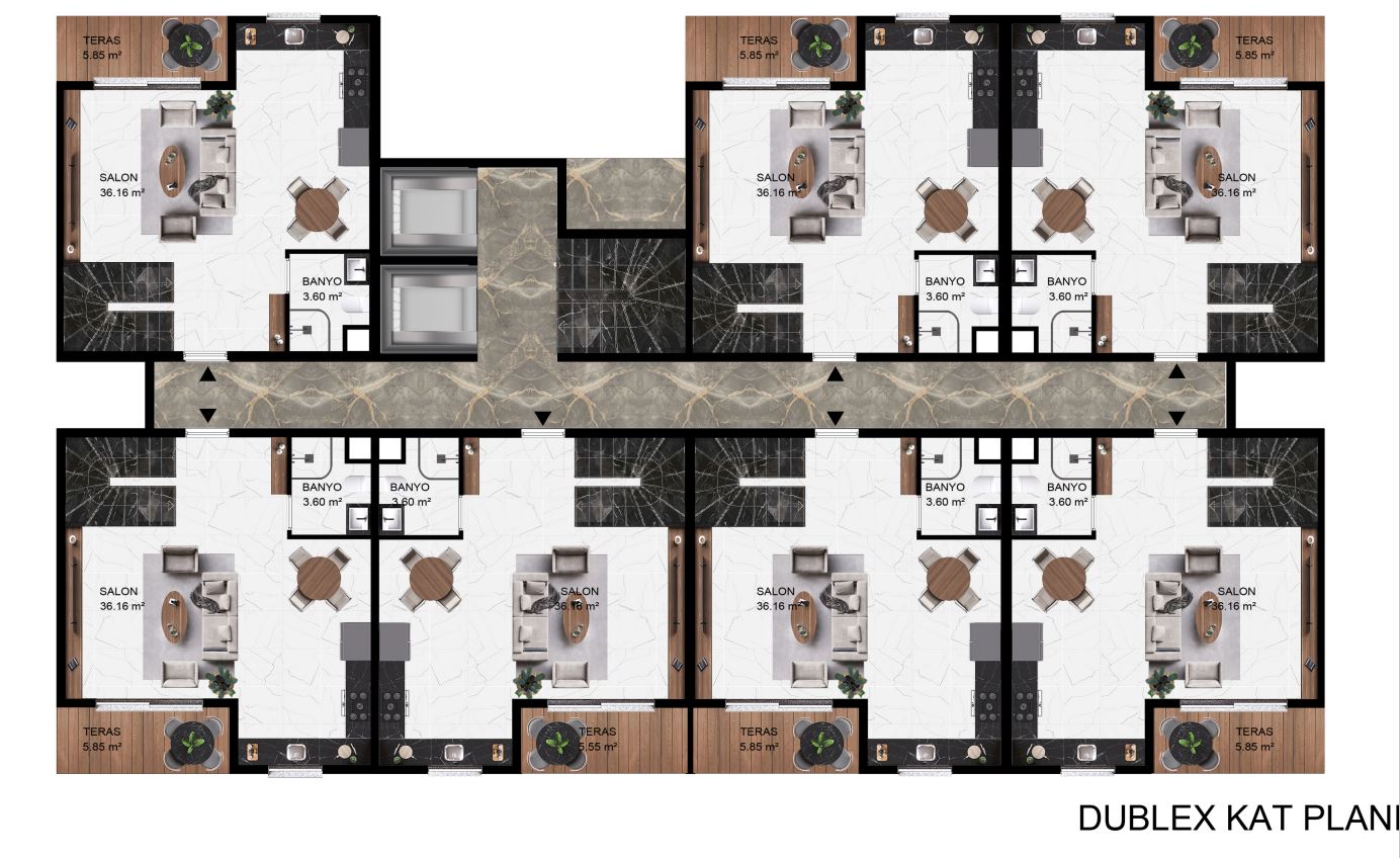 Жилой комплекс в районе Конаклы, Аланья, Турция № 2100 - фото 24