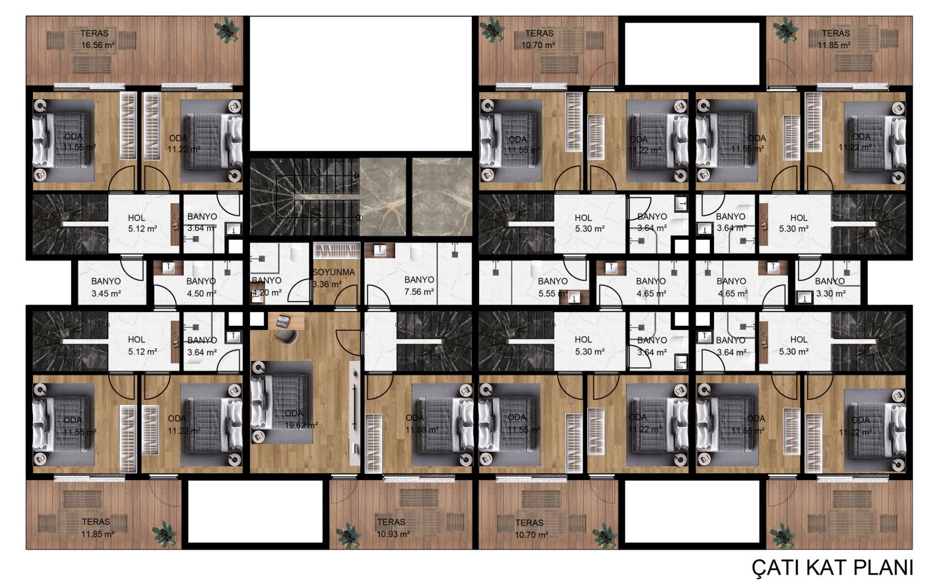 Жилой комплекс в районе Конаклы, Аланья, Турция № 2100 - фото 25