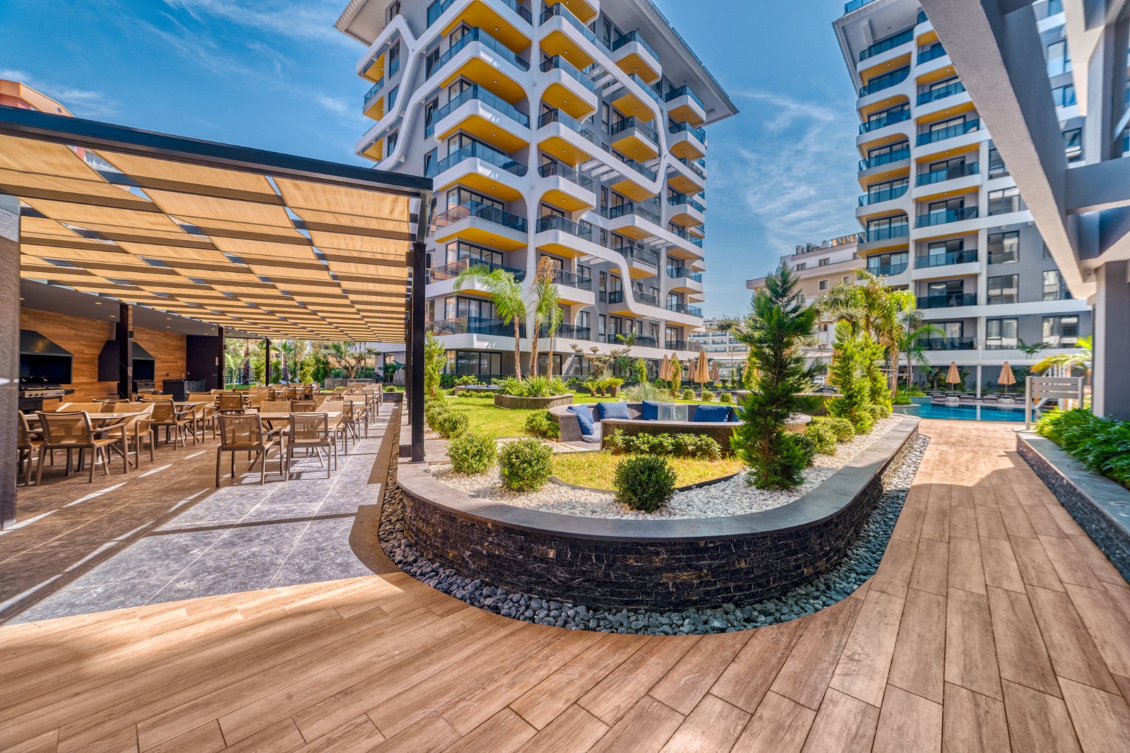 Жилой комплекс в районе Тосмур, Аланья, Турция № 1716 - фото 42