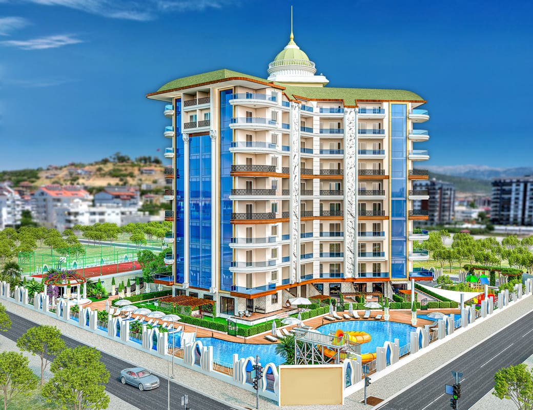 1 bedroom apartment  Gazipasa, Turkey