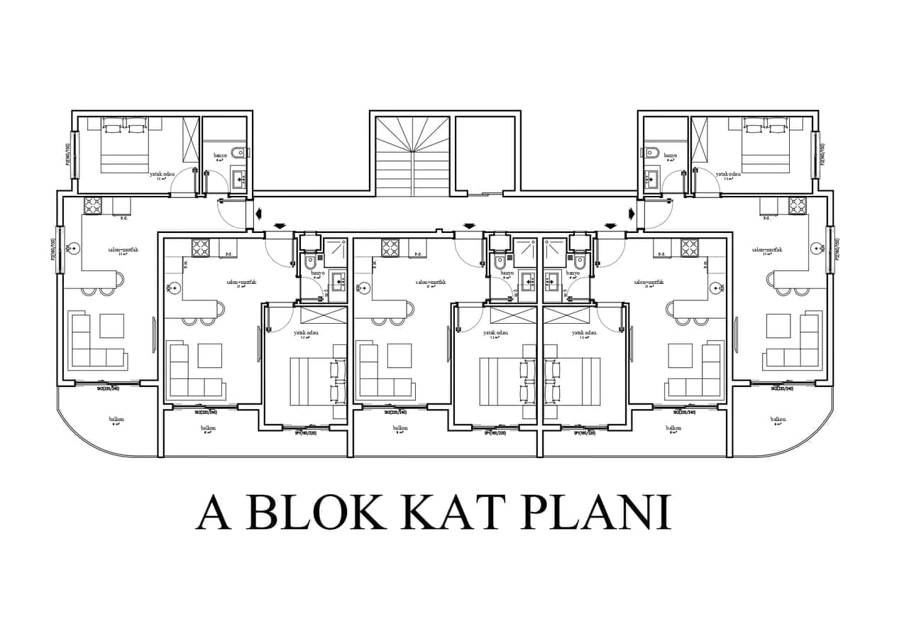 Ático 3 habitaciones  Alanya, Turquía