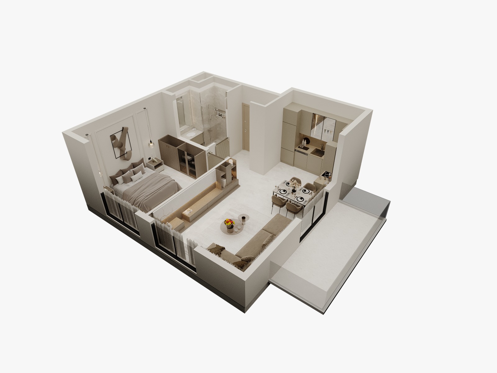 Продажа квартиры в районе Алания, Аланья, Турция № 3273 - фото 17