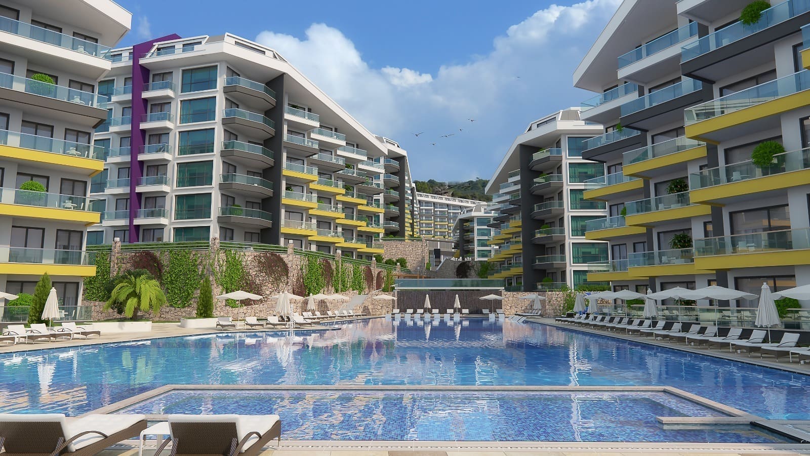 2 bedroom apartment  Kargicak, Turkey