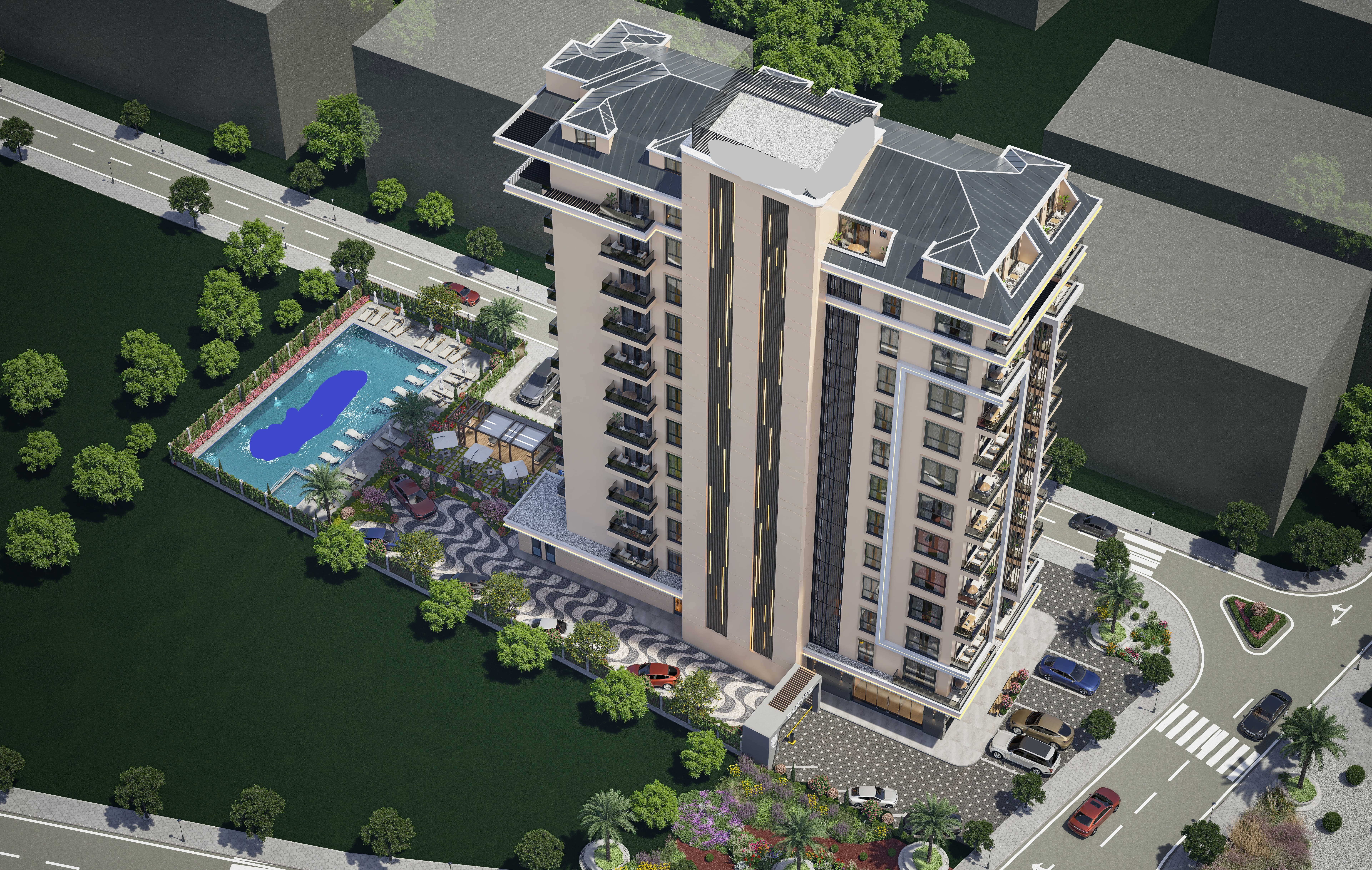 Продажа пентхауса в районе Махмутлар, Аланья, Турция № 3282 - фото 36