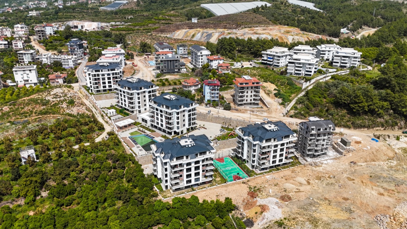 Жилой комплекс в районе Оба, Аланья, Турция № 979 - фото 1