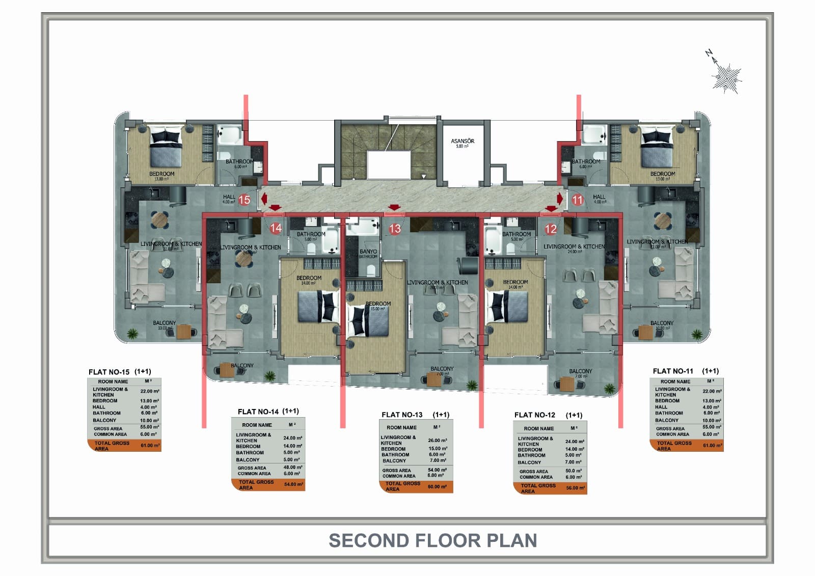 Жилой комплекс в районе Кестель, Аланья, Турция № 3017 - фото 15