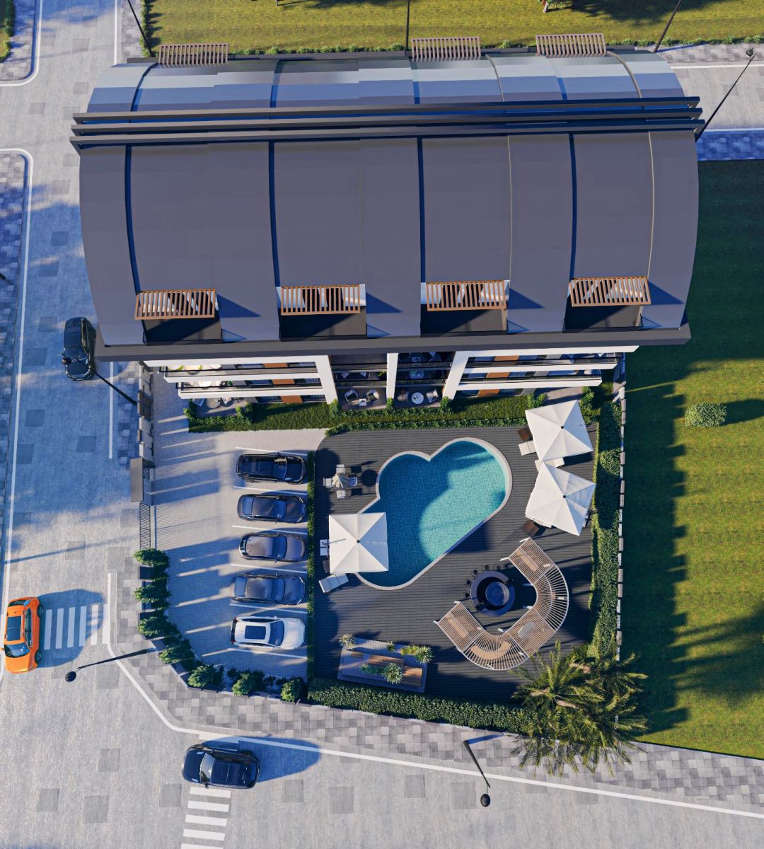 Жилой комплекс в районе Конаклы, Аланья, Турция № 2100 - фото 12