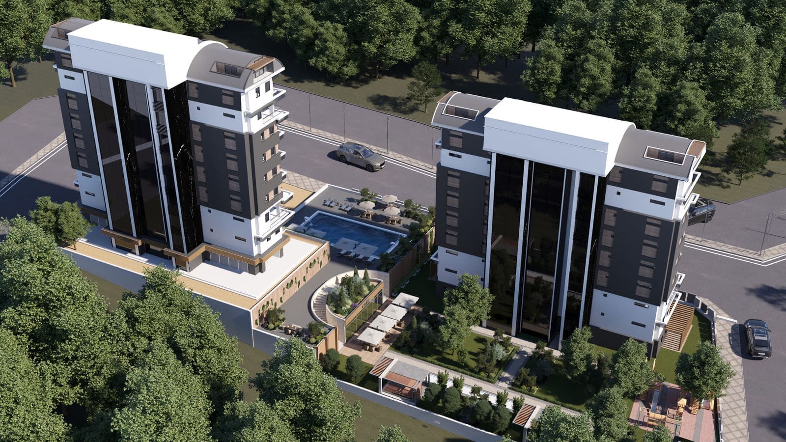 Жилой комплекс в районе Конаклы, Аланья, Турция № 2107 - фото 4