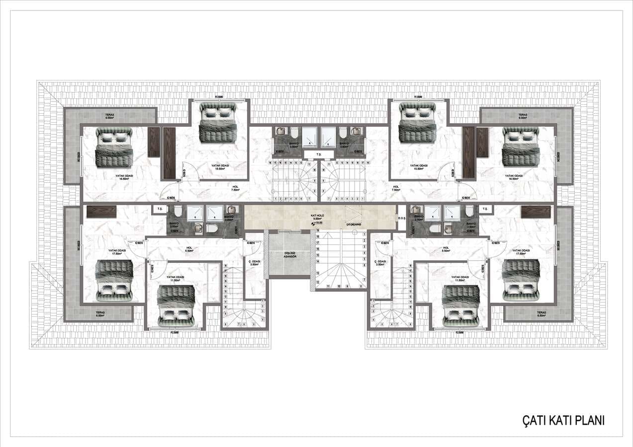 1 bedroom apartment  Alanya, Turkey