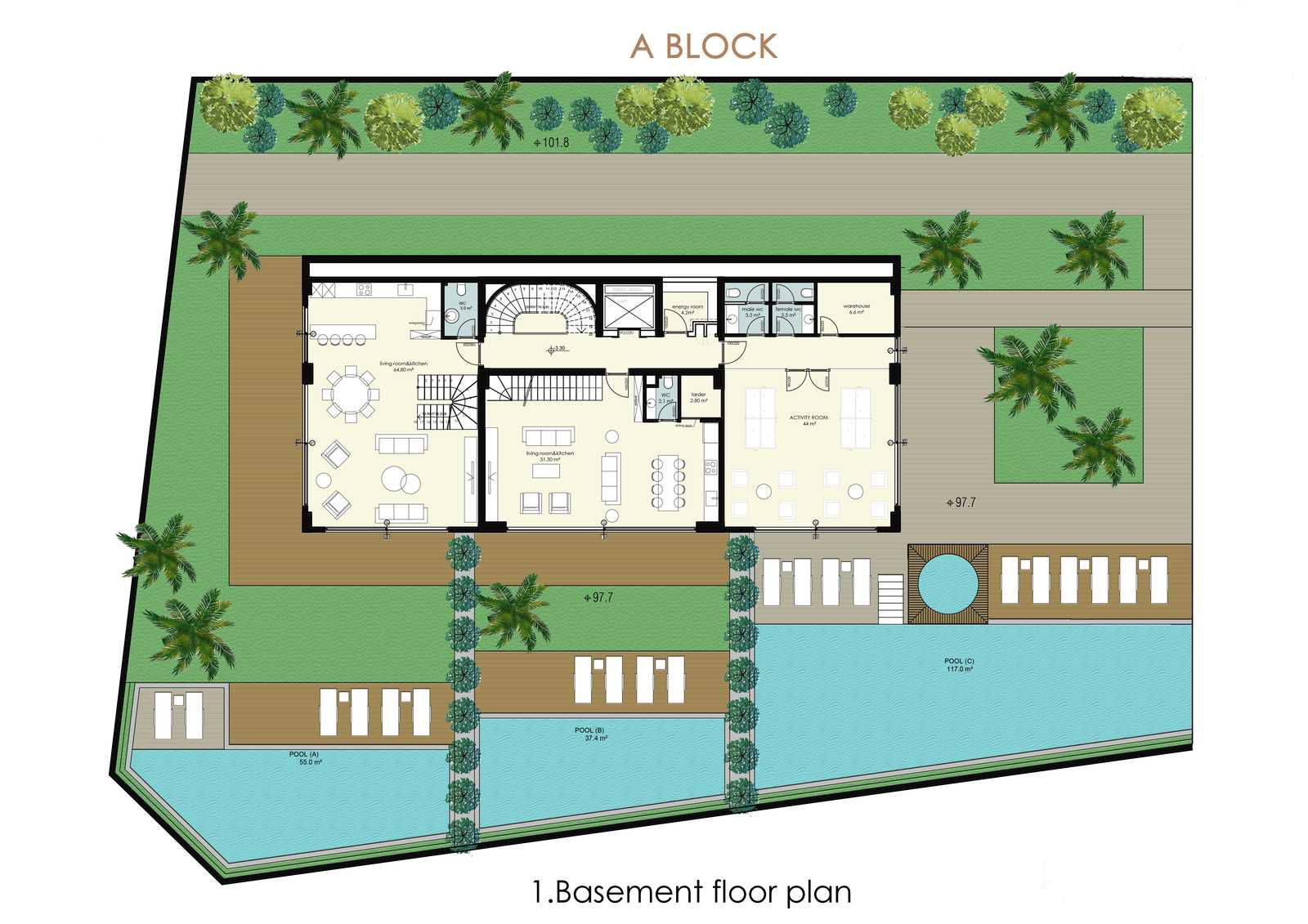 2 bedroom penthouse  Alanya, Turkey