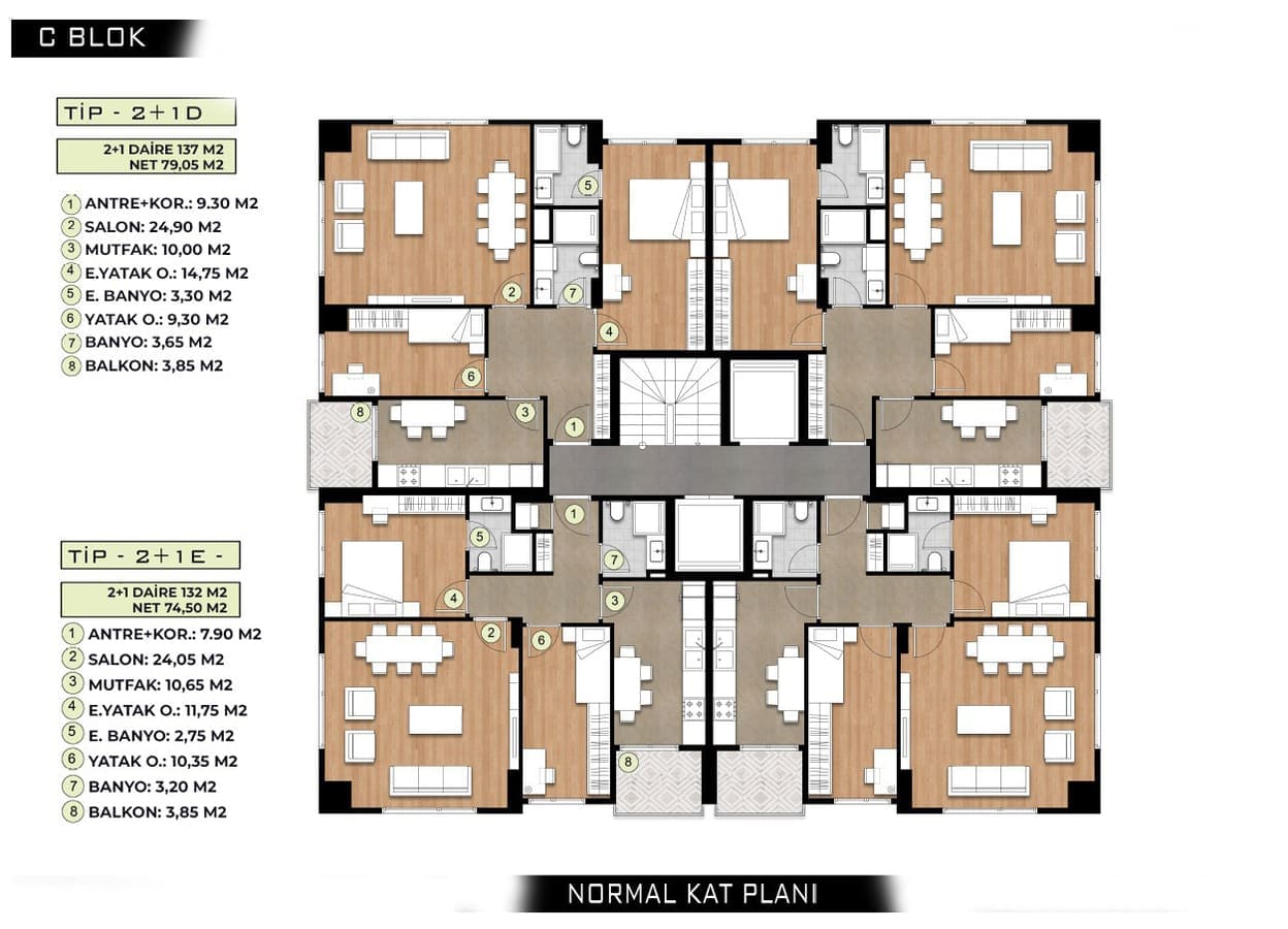 Appartement 3 chambres  Marmara Region, Turquie