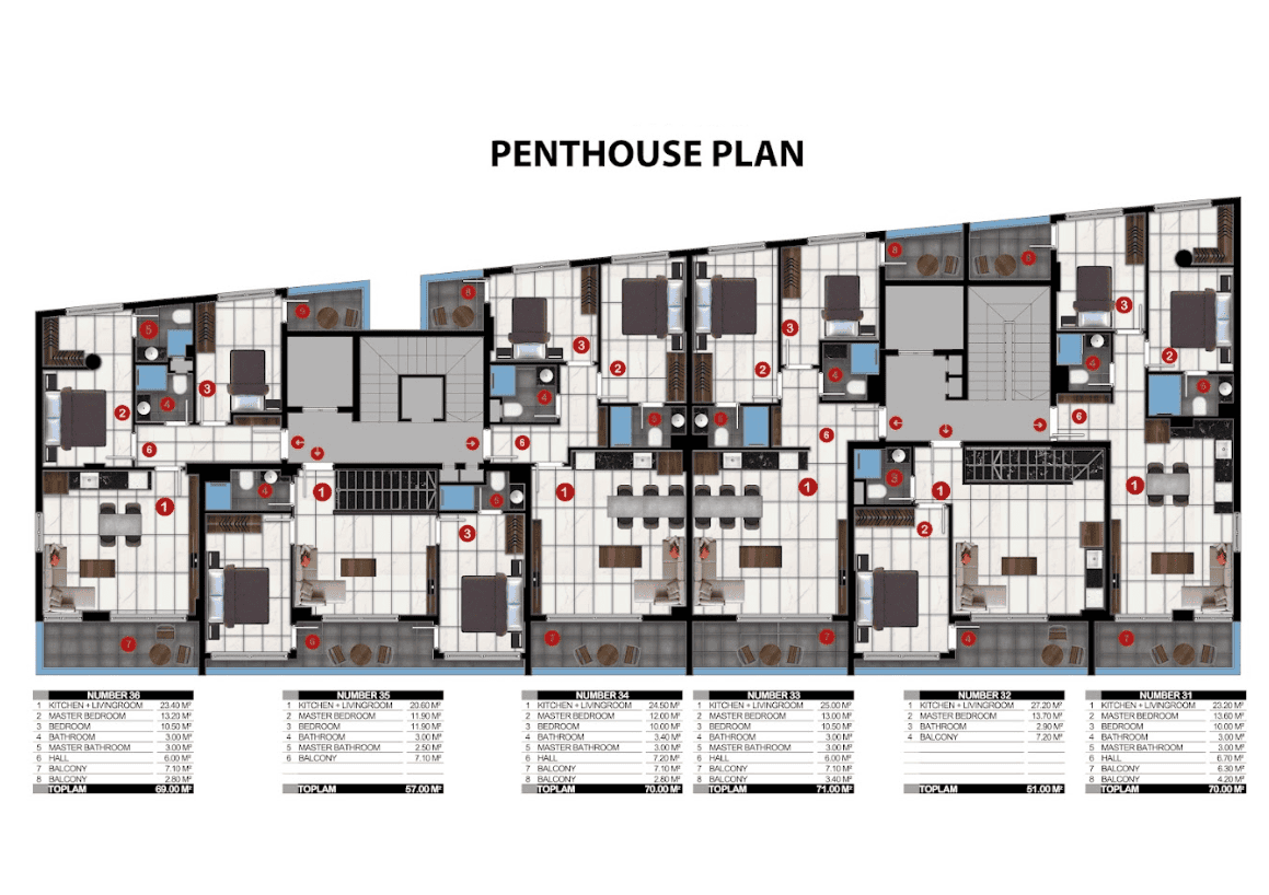 Жилой комплекс в районе Махмутлар, Аланья, Турция № 3128 - фото 41