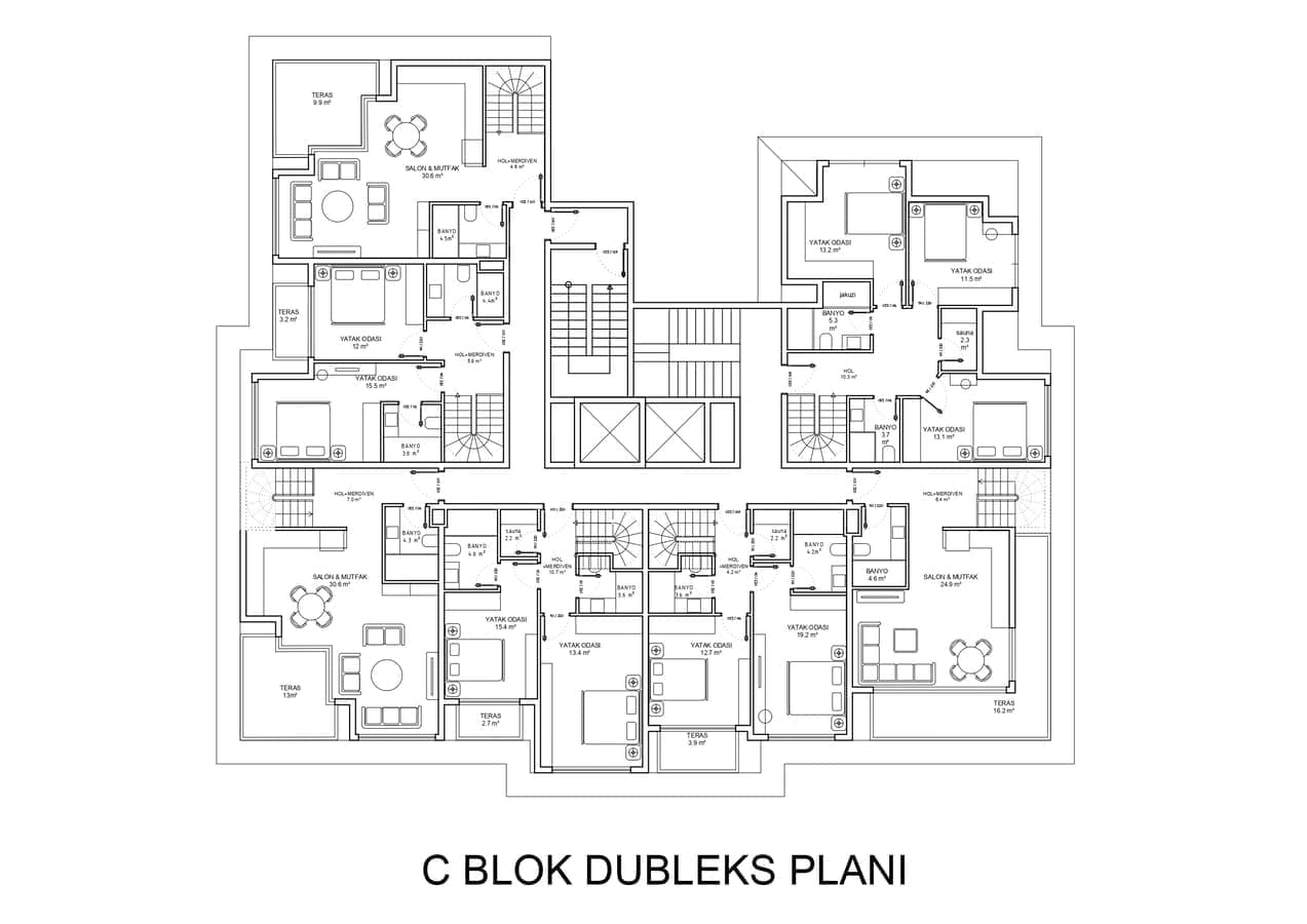 1 bedroom apartment  Alanya, Turkey